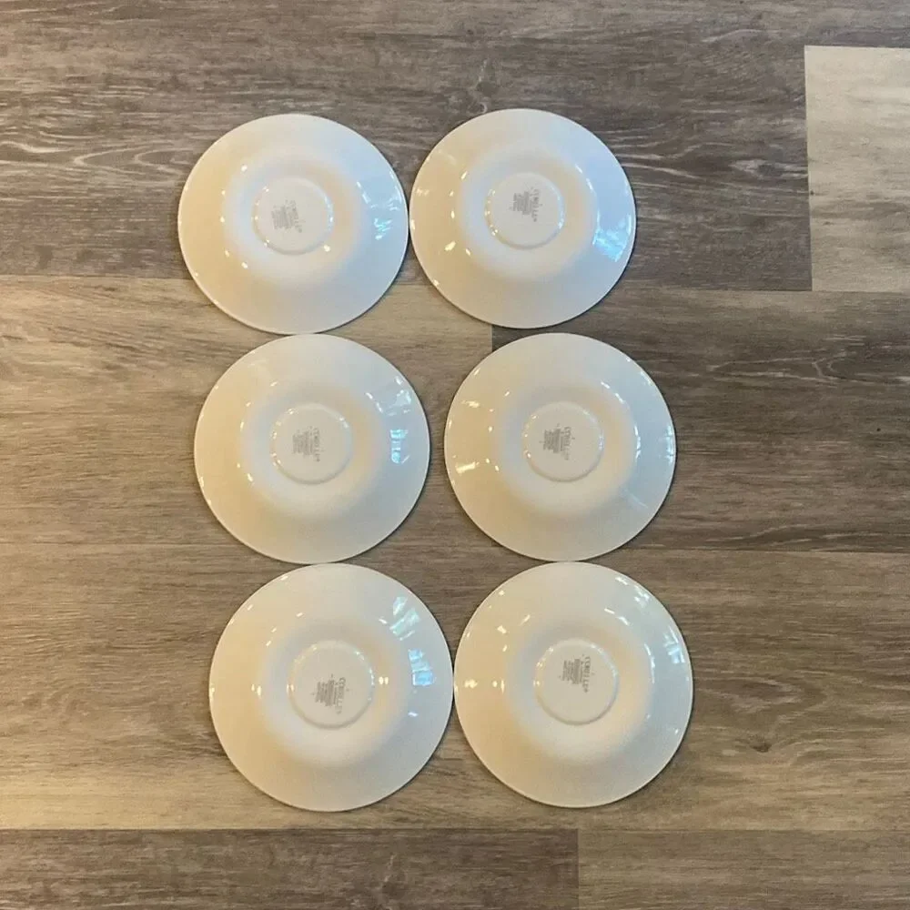 Set of 6 Corelle Callaway Ivy Saucers 6 1/8